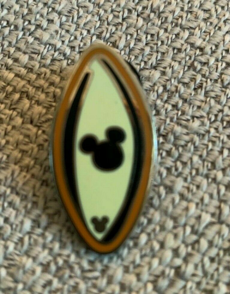 Caribbean Beach Resort Surfboard Surfing - Hidden Mickey Disney Pin - WDW 2010 