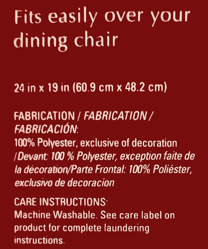 4,6 or 12 Santa Hat Chair Covers 24x19 Fits Chairs Up to 42" T /21" W Fast Ship - Picture 4 of 7