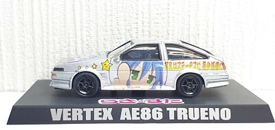 1/64 Aoshima ITASHA VERTEX TOYOTA AE86 SPRINTER TRUENO SILVER