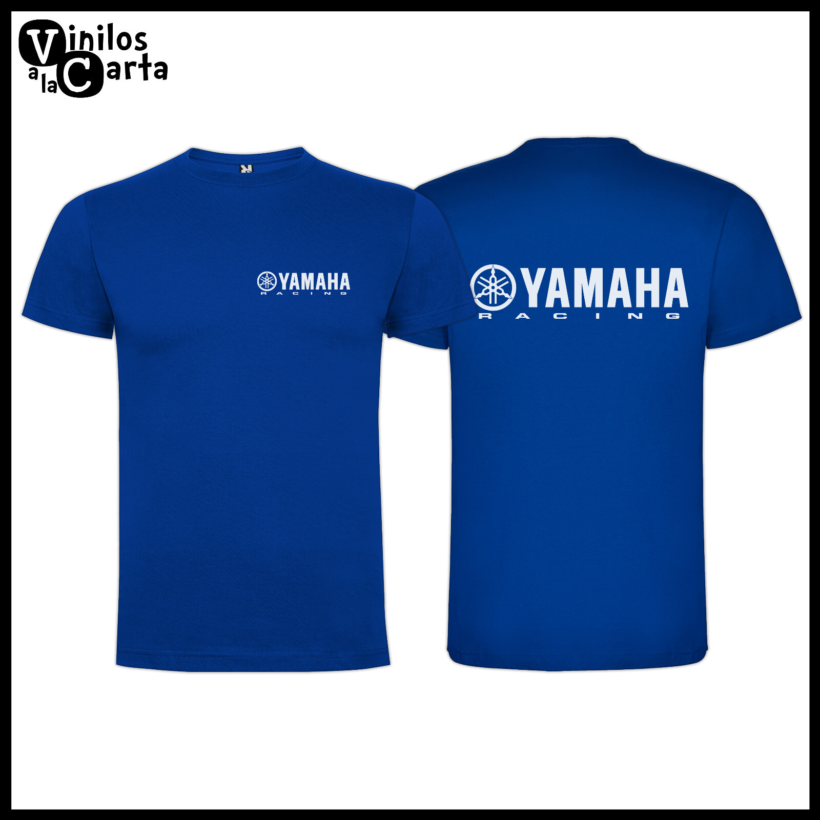 Camiseta Azul Yamaha Racing 2025 Motor Hombre Mujer
