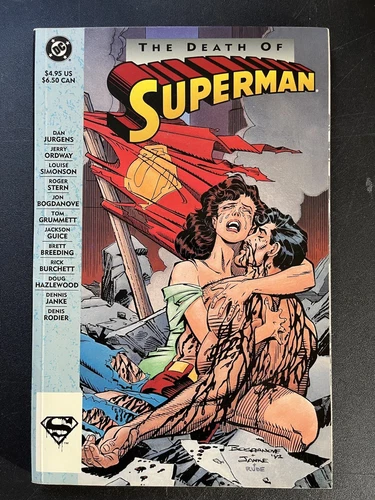 The Death of Superman By Jurgens, TPB, DC Comics 1993, NM.  HH/V