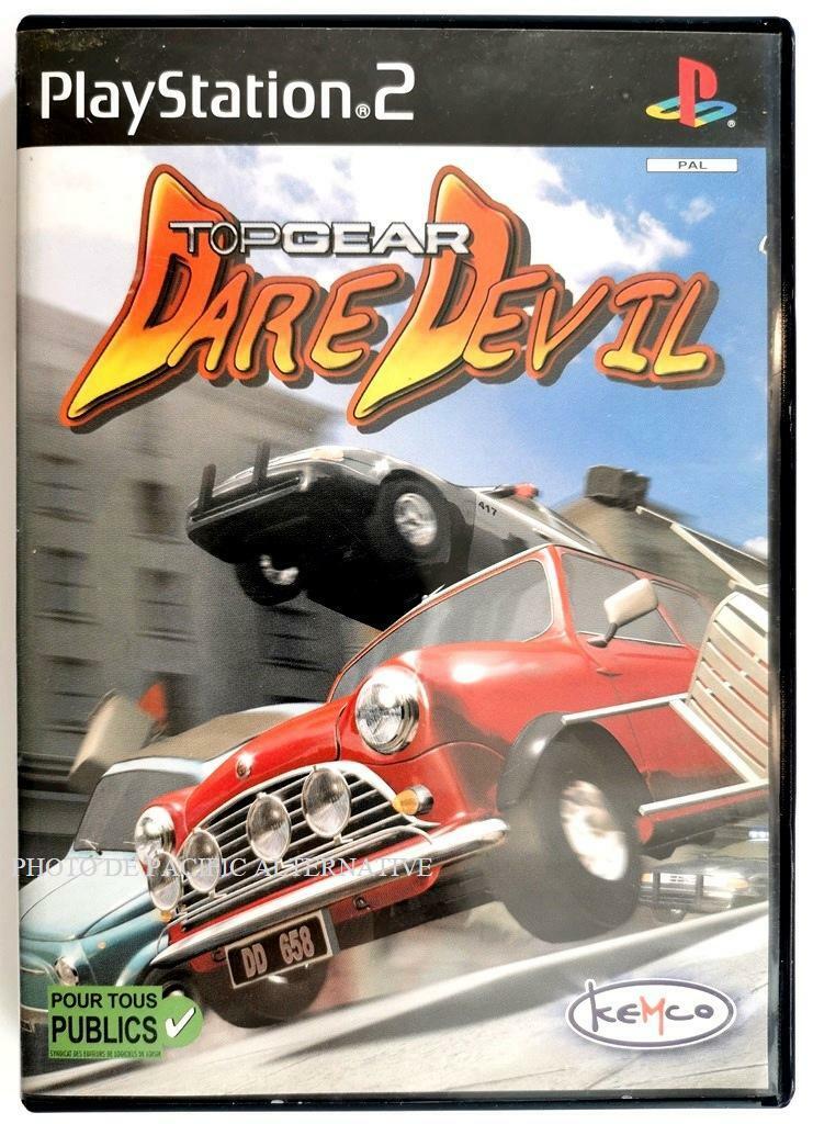 jeu TOP GEAR DARE DEVIL pour playstation 2 PS2 francais course voiture daredevil