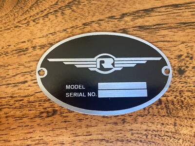 RANS  Aircraft DEA Req'd Aircraft Identification Data Plate