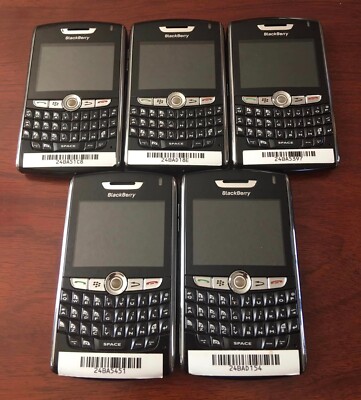 #D3 Lot of 5 Blackberry World 8820 AT&T GSM QuadBand UNLOCKED ~~NO ACCESSORIES~~