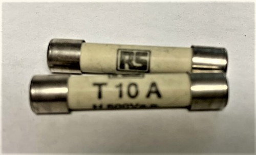2 - RS Componets T 10 A Fuse LOT #13024 - Picture 3 of 5