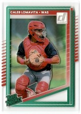 2025 Donruss Baseball Caleb Lomavita CLEARLY RATED PROSPECT Nationals #149