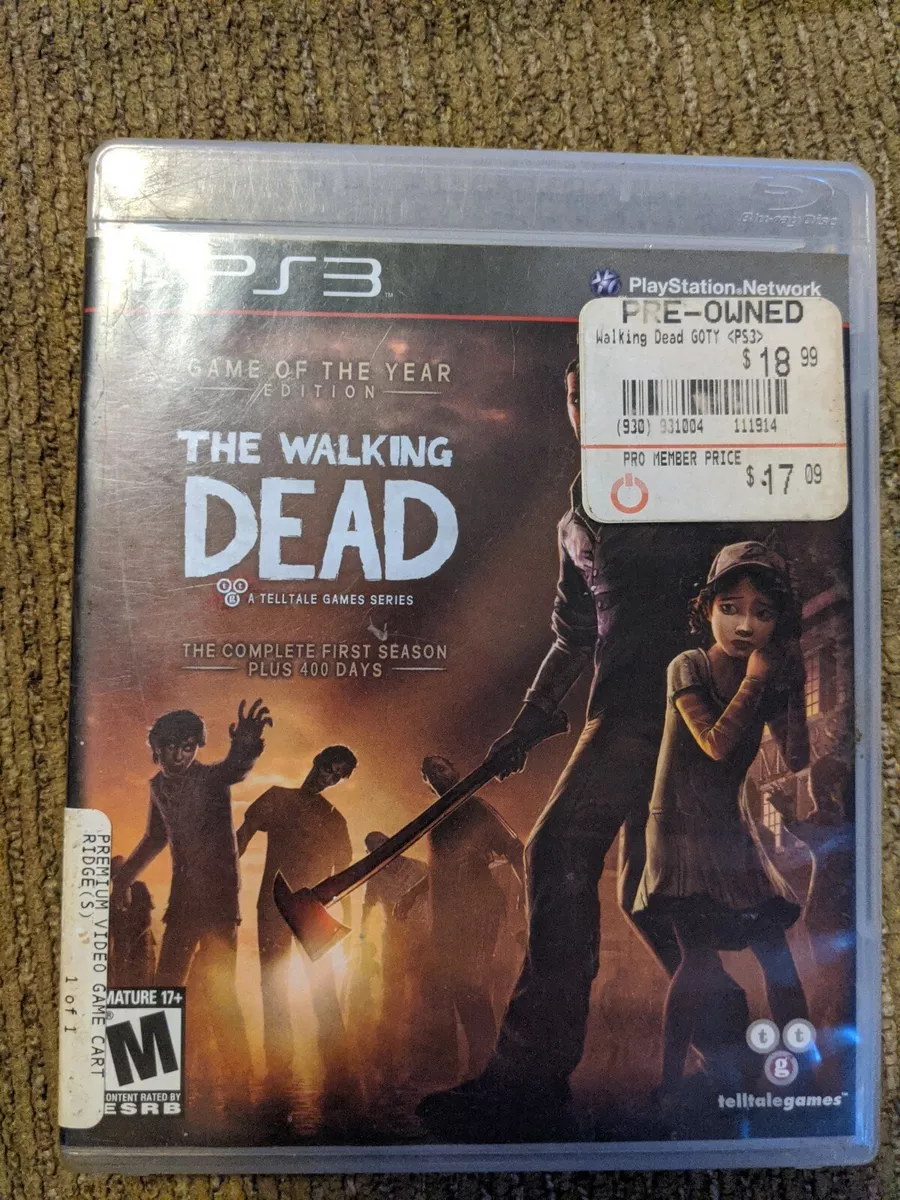 The Walking Dead: Game Of The Year Edition (PlayStation 3, 2013) PS3  Complete 894515001290