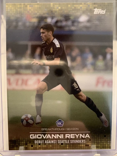 GIOVANNI REYNA BREAKTHROUGH 2020 TOPPS BVB ROOKIE CARD SP RC DEBUT SEATTLE /1420