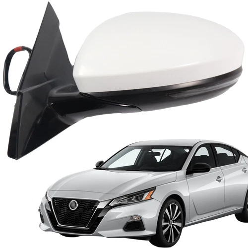 Left Driver Side Mirror for Nissan Altima 2019-2024 W/Power Heated Turn Lamp