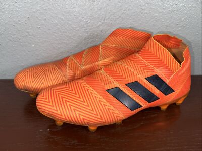 Adidas Nemeziz 18+ FG SAMPLE DA9589 Orange Cleats Men's Sz