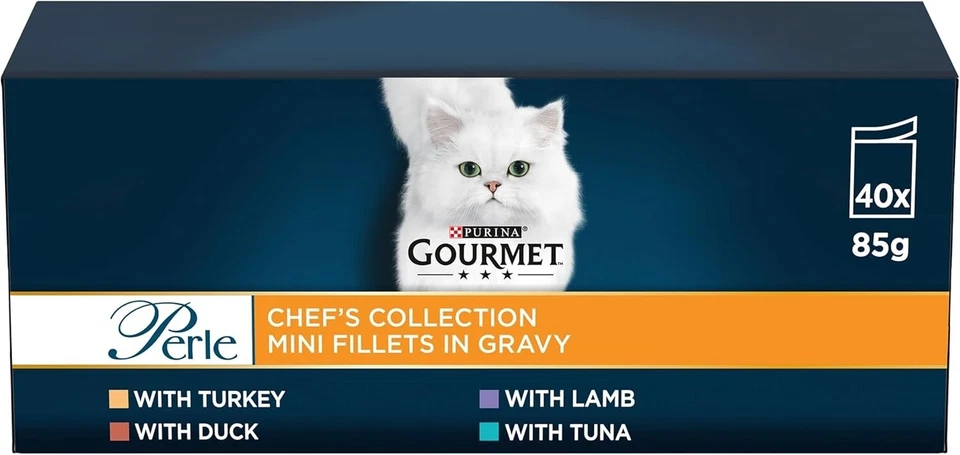 Perle Chef's Collection in Gravy Nassfutter Adult Katzen 40x85