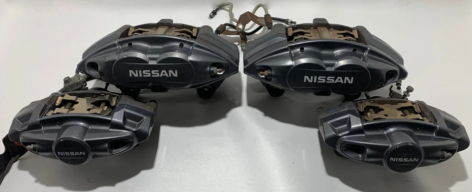 6 x Pegatina de pinza de freno para NISSAN - Alta temperatura - Opciones de color - RÁPIDO Foto 3 de 4