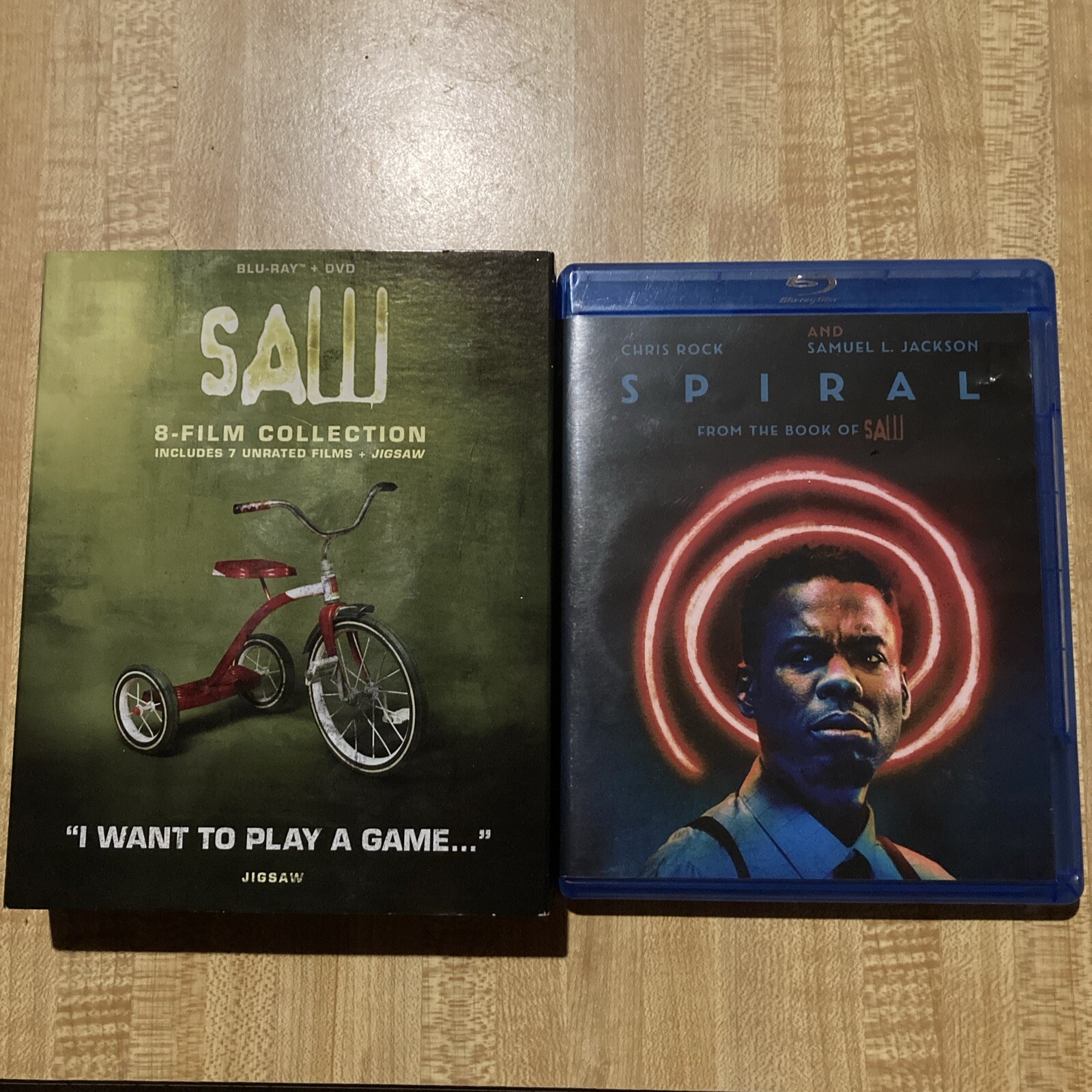 Saw: 8 Film Collection + Spiral BLU-RAY & DVD
