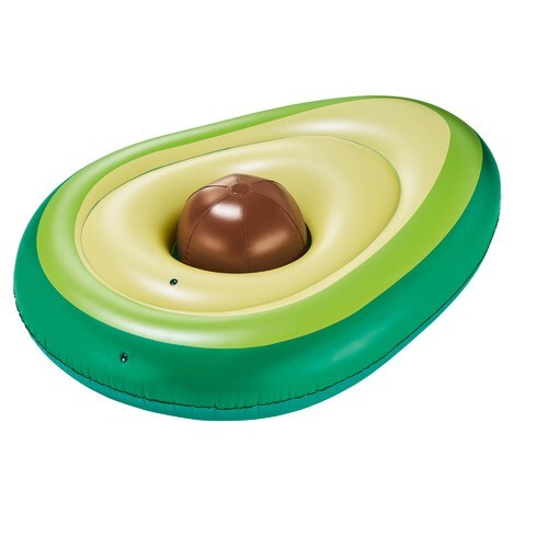 NEU Avocado Pool Schwimmer & Strandball aufblasbar Floß Liege Schwimmspielzeug 🥑🩱