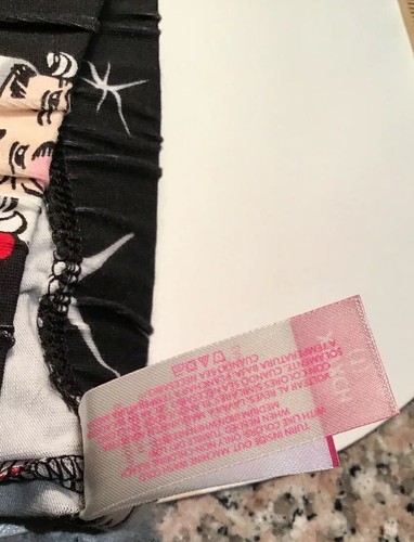 Juniors XS 1 ~OR~ XL 15-17 Ankle Legging Black Christmas Santa Claus Face Head - Picture 4 of 8