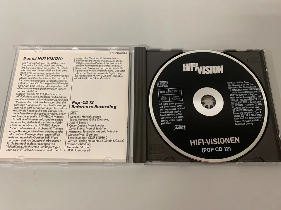 Various ‎– Hifi Visionen Pop-CD 12 (Reference Recording) - CD © 1988 - INXS,ABC - Bild 2 von 2