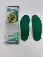 Spenco RX Full Length Orthotic Green Arch Support Insoles Size 1 5-6 Women's 