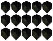 5 Sets Harrows Dimplex Standard Dart Flights - Ships Tracking- Black Curve