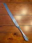 HUGE 16+" CLEAN WALLACE GRANDE BAROQUE STERLING SILVER BREAD CAKE CUTTING KNIFE