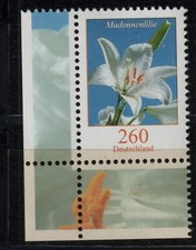BRD Freimarken Blumen Mi. - Nr. 3207 postfrisch Ecke unten links