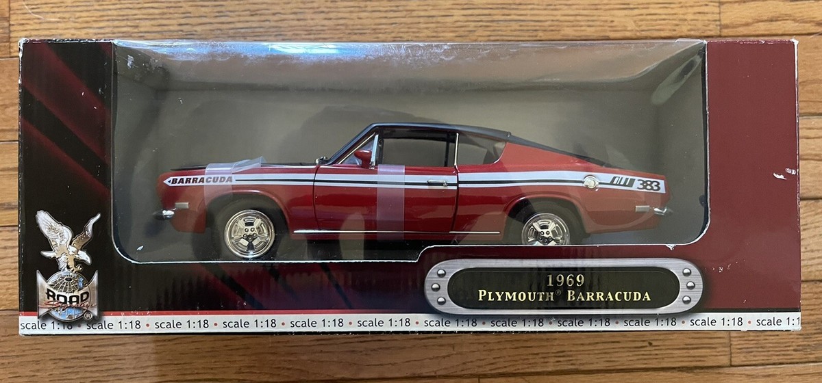 ミニカー Road Signature 1969 Plymouth Barracuda Road Signature 1969 Plymouth Cuda Barracuda 383 1:18 Scale Diecast
