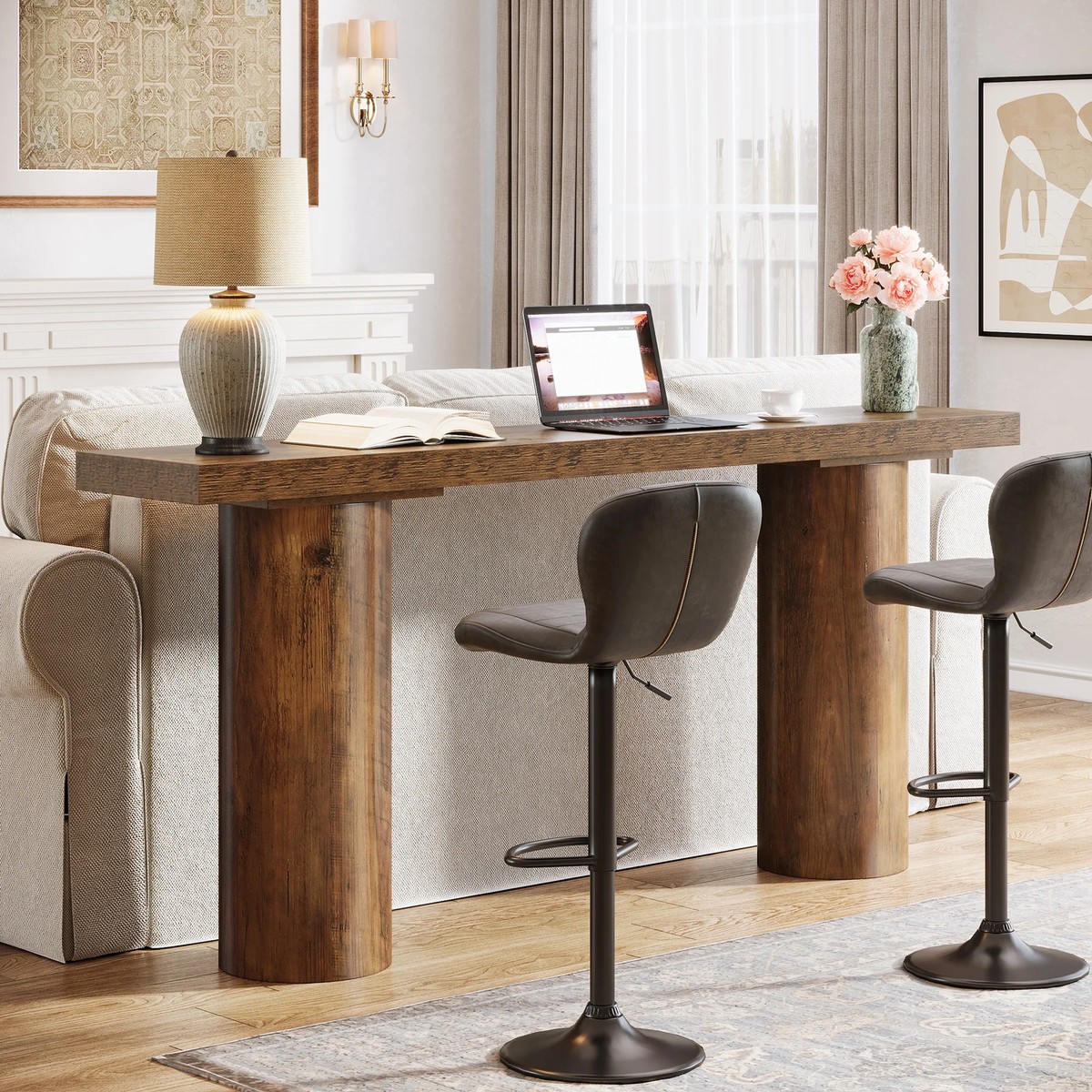 HOT Sofa Tables Narrow Kitchen Bar Table Bar Table Rustic