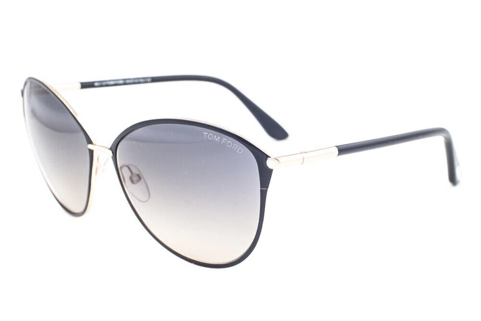 Gafas de sol Tom Ford Penelope TF320 28B marco de metal negro/dorado 59-15-130 Foto 2 de 4