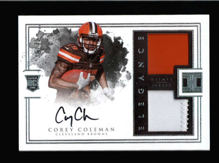 Corey Coleman Panini Impeccable #155 Patch Autograph