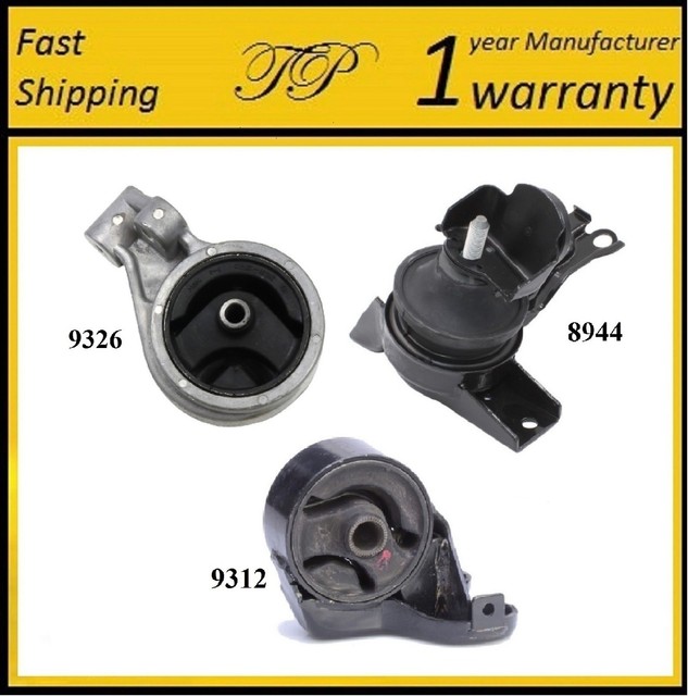 3 PCS FRONT & REAR MOTOR MOUNT FOR 20042006 KIA SPECTRA 2.0L AUTO