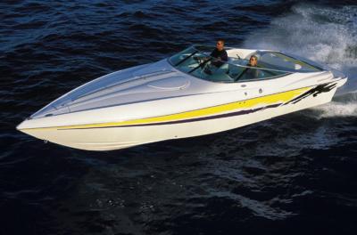 6.25oz SEMI-CUSTOM BOAT COVER FITS MIRAGE 270 INTIMIDATOR I/O 1988-1997