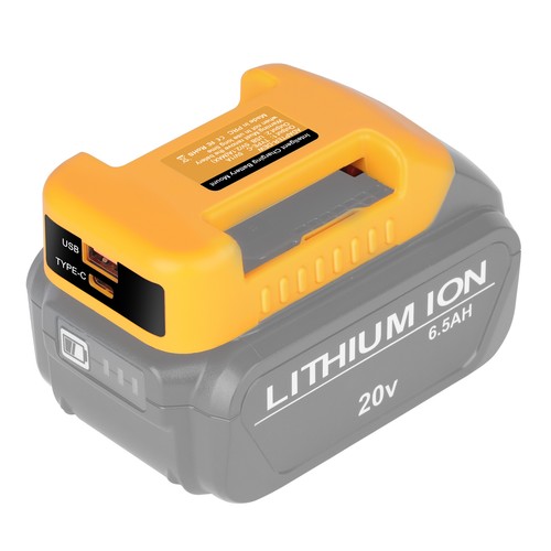 2 Pack USB Charger Adapter for De Walt 20V Li-ion Battery with Dual Socket US - Picture 3 of 9