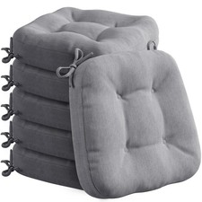 Codi 6 Pack Dining Chair Cushions, Thick Chairs Pads for Indoor Kitchen Room ...