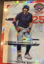2025 Panini Prospect Edition - Brendan Summerhill #197 Red Ice Prizm (RC)