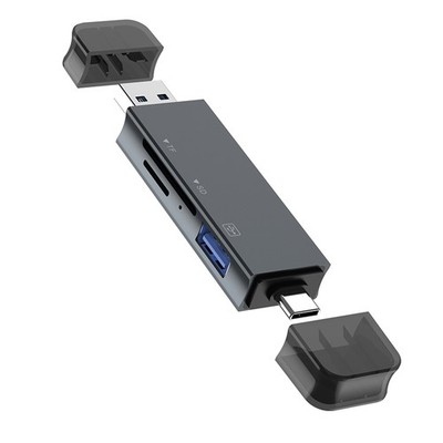 For Phones/Computers/OTG/Cameras/SD USB 3.0 Multi-Function Card Reader TYPE-C