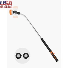 Hydration Wand 36 Inch Adjustable Hose Sprayer 8 Spray Modes Leak Proof Design