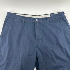 Polo Ralph Lauren Mens Navy Blue Stretch Classic Fit Chino Pants 38x30 Straight