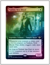 1x Vadmir, New Blood, Outlaws of Thunder Junction, Extended Art Foil, MTG NM