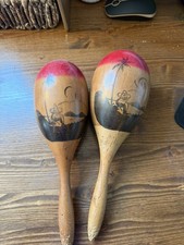 Vintage Mexican Maracas