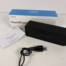 Anker Soundcore 2 Portable Bluetooth Speaker Black A3105 w/ Box  Cable
