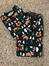 PJ place Holiday Family pajamas adult size medium two-piece