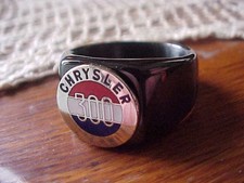 1955-1965 Chrysler 300 Logo Black Chrome Ring Size 12 Nos Quality Class