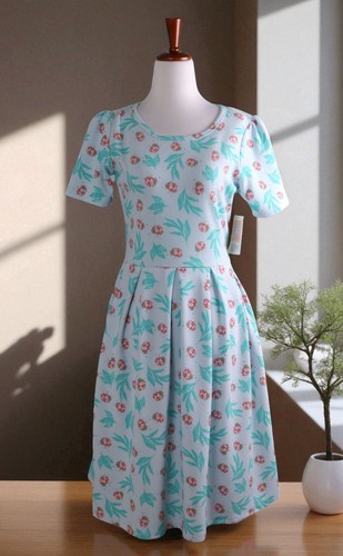 Lularoe CICI XS Dress Women's Ruffle Flounce Dress 2-4 New