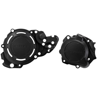 Acerbis X-Power Crankcase Ignition/Clutch Cover Kit Black Beta 250 Xtrainer