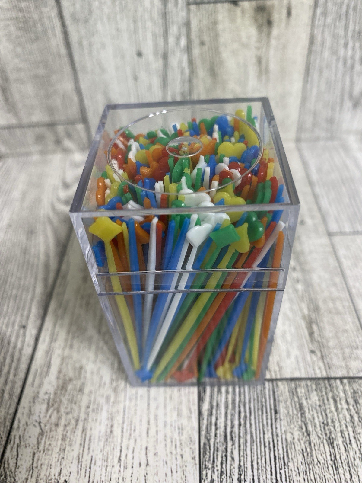 Vintage 4-Aces Plastic Pics Cocktails & Hor D' Oeuvres. “A Party’s Best Friend”