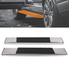 6 Running Board Black For Chevy Silverado Gmc Sierra Hd 2019-2025 Step Rails