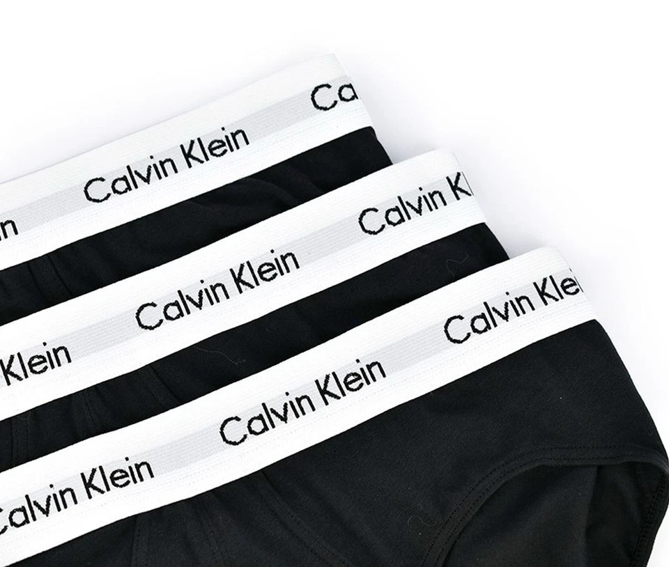 Confezione da 3 Slip Uomo in cotone elasticizzato U2661G CALVIN KLEIN - Immagine 3 di 4