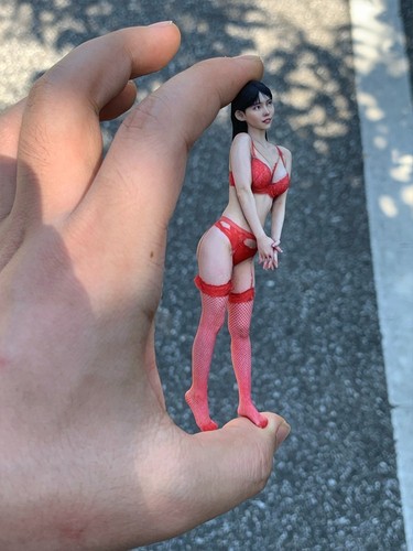 Diorama Scene Prop 1:18 Red Sexy Bikini Girl Doll Anime Miniature Figure Toy - 第 10/12 張圖片