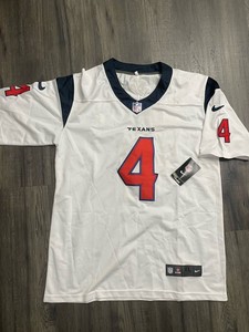 Nike Watson Houston Texans White NFL Sewn Football On Field Jersey Size XL NWT