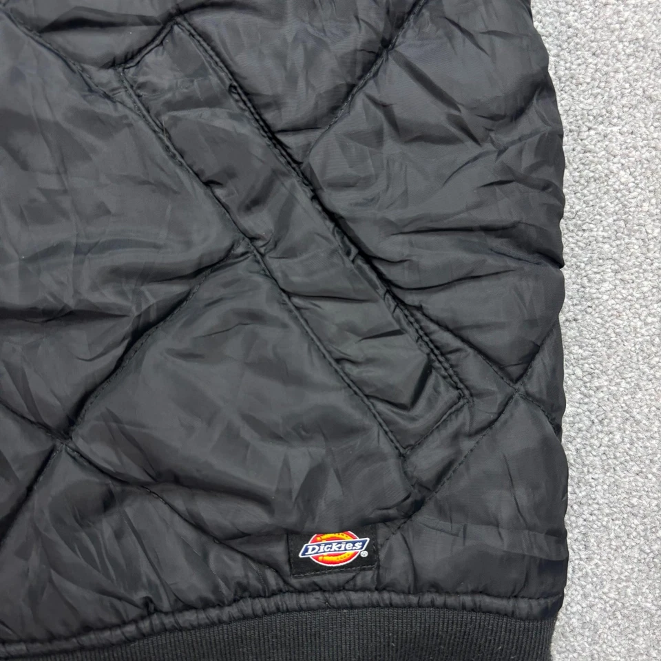 Dickies куртка женщин средний черный Chore работы износ жилет Gilet пуховик с подкладкой леди - Изображение 3 из 4