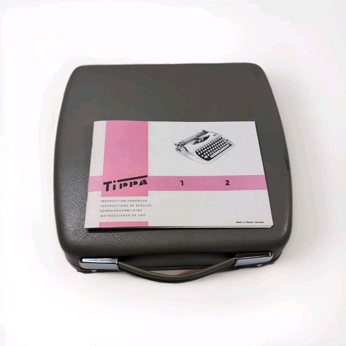 1965 Adler Tippa 1 Portable Typewriter - Two-tone Gray - English QWERTY Keyboard - Bild 14 von 20